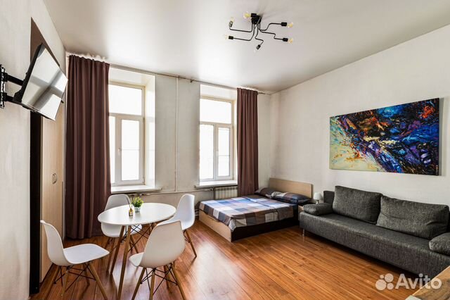 Квартира-студия, 28 м², 2 кровати
Квартира-студия, 28 м², 2 кровати