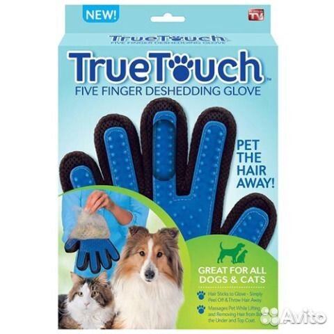 Перчатка для животных True Touch купить на Зозу.ру - фотография № 1