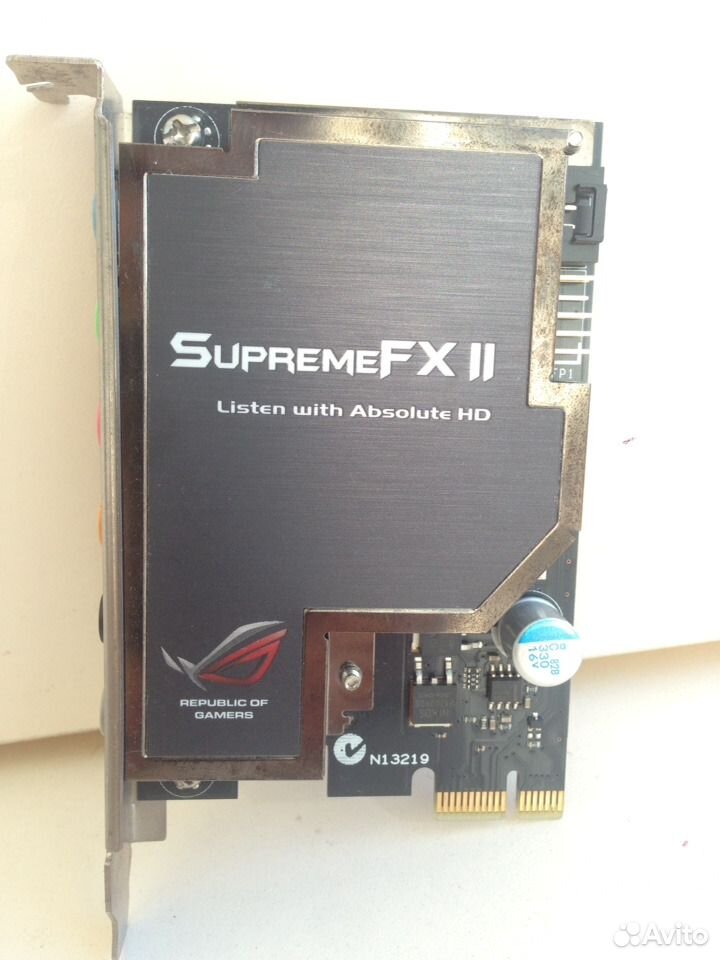 Звуковая карта asus supreme fx ii