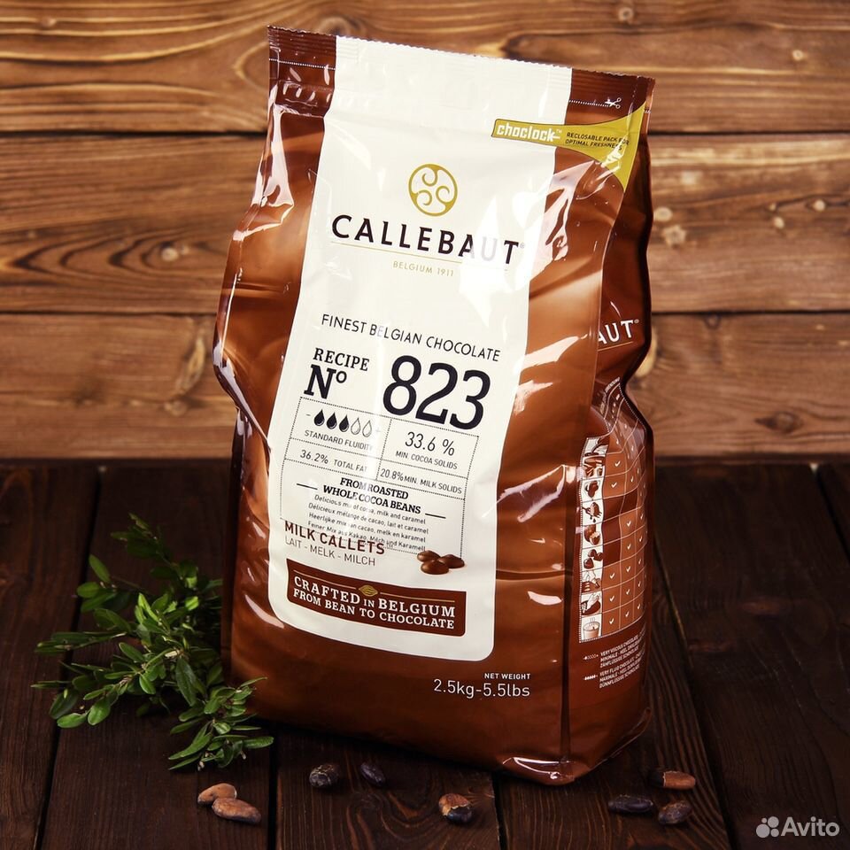 Купить Белый Шоколад Callebaut 2.5 Кг