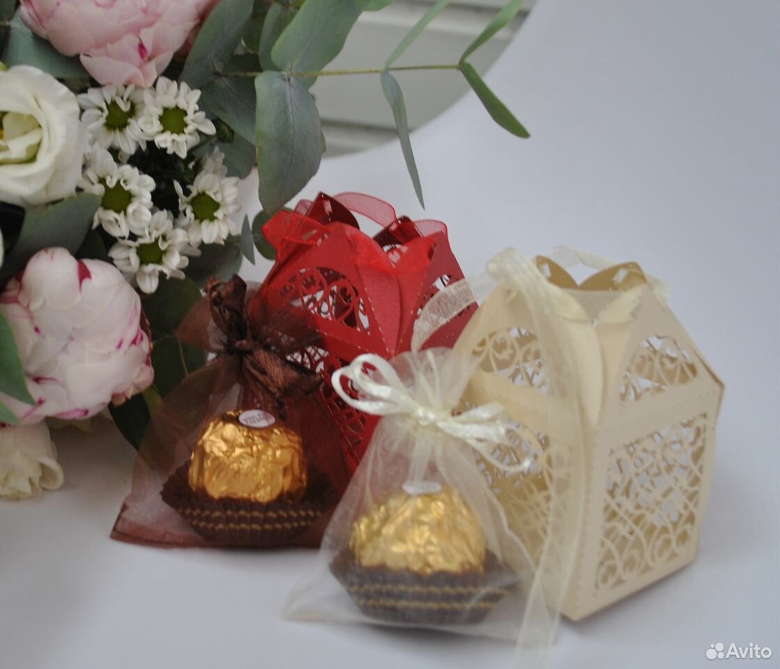 Украшение на свадьбу (коробка для конфет) купить на Зозу.ру - фотография № 2