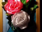Канзаши картина розы объявление продам