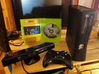 Xbox 360S 1439/250gb/1 геймпад/Кинект/фифа 16 объявление продам