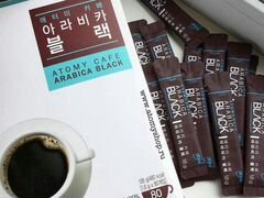 Атоми кофе Арабика Черный, расстворимый