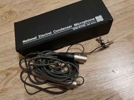 Микрофон петличка активный National wm-611n XLR