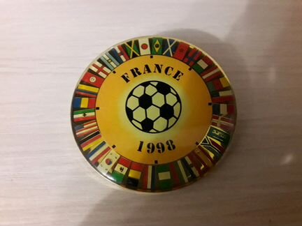 Значок чемпионат мира 1998 франция
