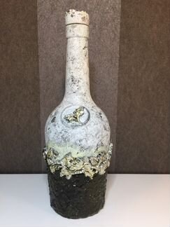 Бутылка декорированная