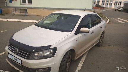 Volkswagen Polo 1.6 МТ, 2016, седан, битый