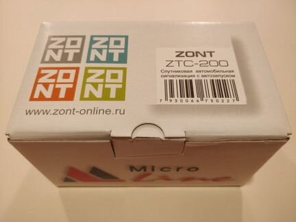 Zont ZTC-200 Спутниковая Автосигнализация и трекер