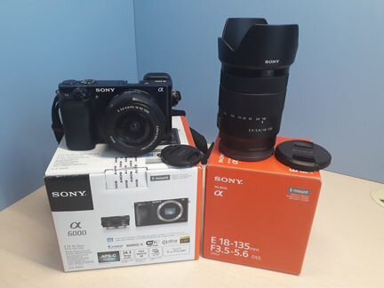 Фотоаппарат Sony Alpha 6000 + sel 18-135