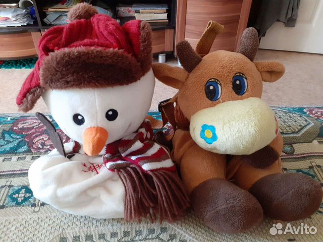 Подарочные детские рюкзачки-игрушки