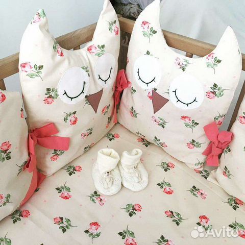 Бортики в детскую кроватку