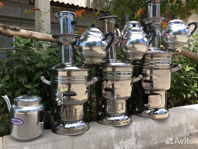 Самовар с чайником 4л