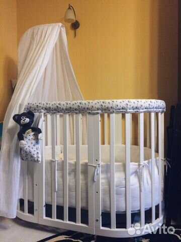 Кроватка Ellipsebed (оригинал) с текстилем