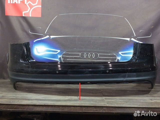 Бампер задний Audi A6 C7 Allroad