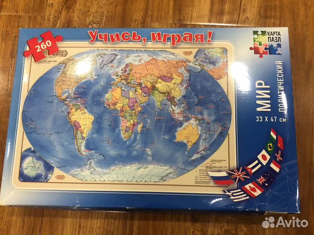 Пазлы Мир политический