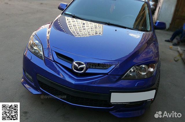Клыки бампера Мазда3 Mazda 3 BK 2003