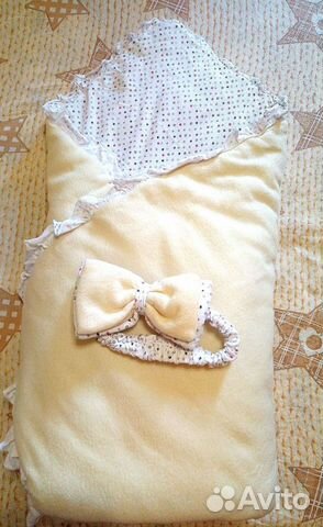 Одеяло-конверт зимний + шапочка