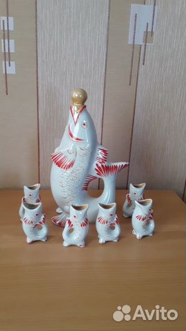 Набор для ликера Рыбки.СССР,Полонский зхк