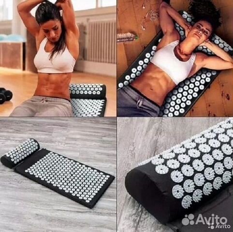 Массажная коврик с подушкой Акупрессура