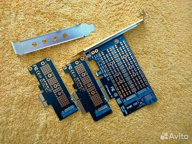 Переходники M2 в pci-e X1, X4 ключи разные