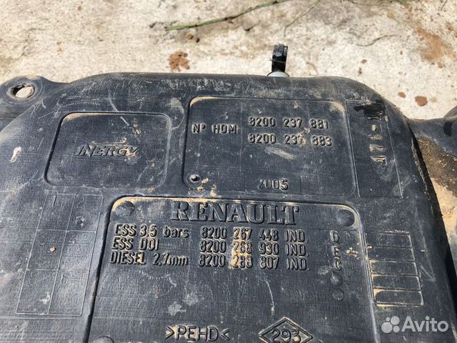 Бак топливный Renault Scenic 2003 2009