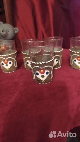 Стопки.ссср В кожаных чехлах 50 года Редкость