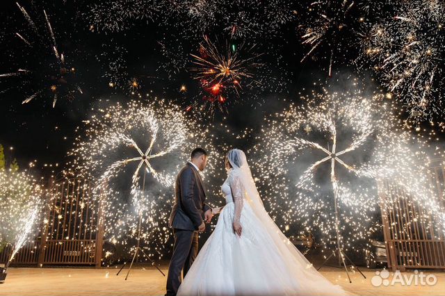 Холодные фонтаны тяжёлый дым спецэффекты