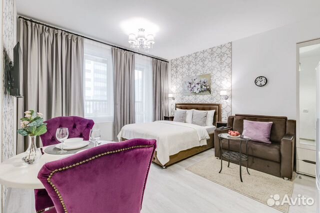 

Квартира-студия, 30 м², 2 кровати