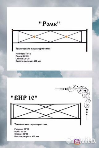 Ритуальные оградки на кладбище