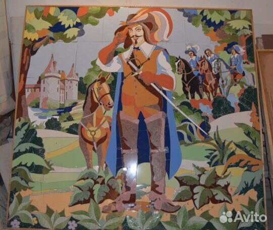 Мозаичное панно «Мушкетеры»