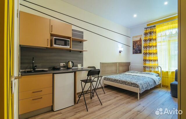 

Квартира-студия, 22 м², 2 кровати