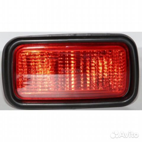 Катафот в бампер задний в сборе с рамкой lancer IX