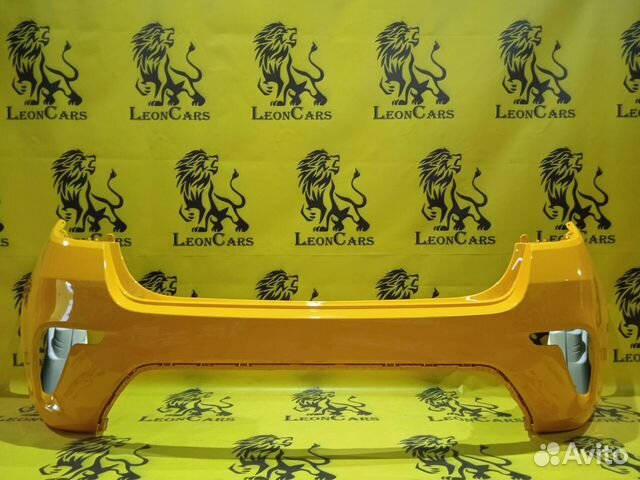 Бампер задний Kia Rio 4 2017-2020 желтый