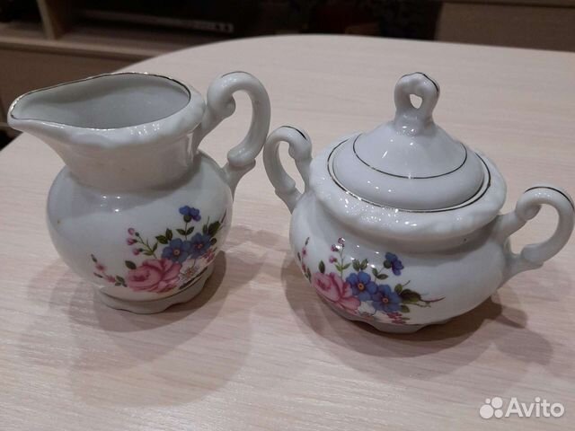 Сахарница и соусник.Фарфор. Раритет