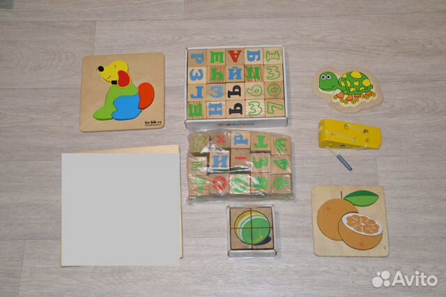 Набор деревянных игрушек 2-4 г