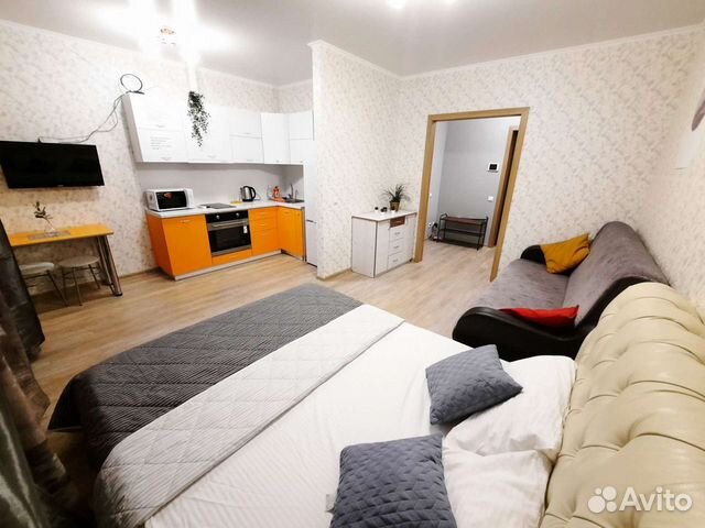 

Квартира-студия, 35 м², 2 кровати