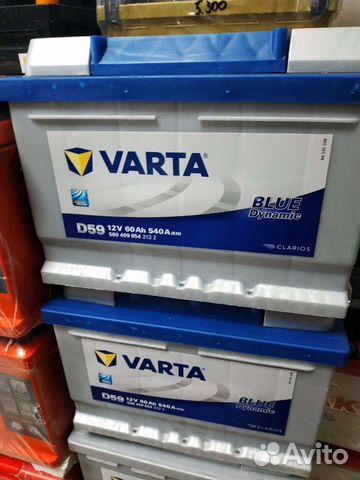 Аккумулятор Varta 60ач D59