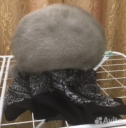 Шапка норковая. Новая