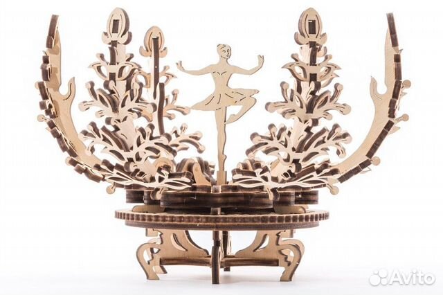 Подарок Сувенир ugears Шкатулка-Цветок