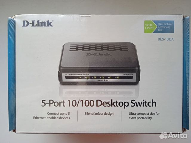 Коммутатор Switch D-Link DES-1005A