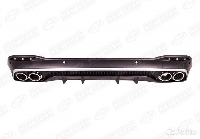 Диффузор с насадками 53 AMG Mercedes GLE 167