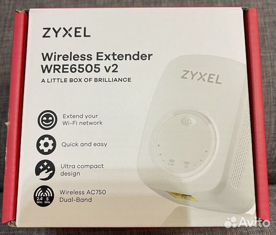 Wi-Fi усилитель сигнала (репитер) zyxel WRE6505 v2