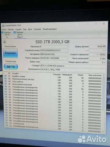 SSD 2tb-новый