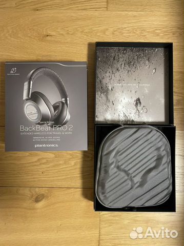 Беспроводные наушники plantronics backbeat pro2