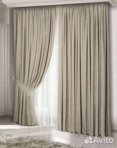 Шторы блэкаут готовый комплект