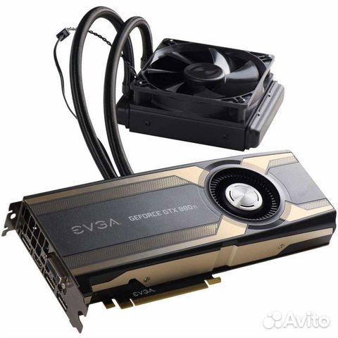 Видеокарта evga GTX 980 ti hybrid