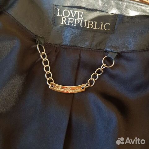 Куртка love republic нат.кожа