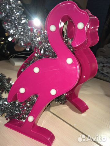 Светодиодный светильник фламинго