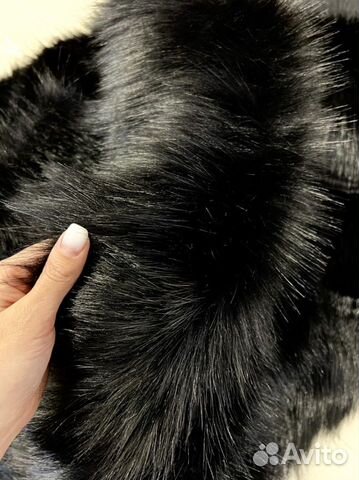 Искусственный мех чёрный